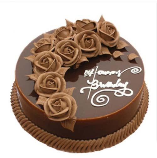 round chocolate cake