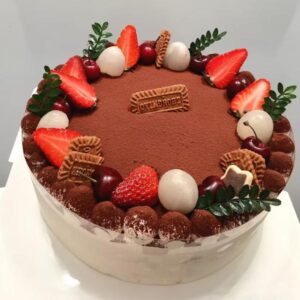 Tiramisu Birthday Cake 8 inches